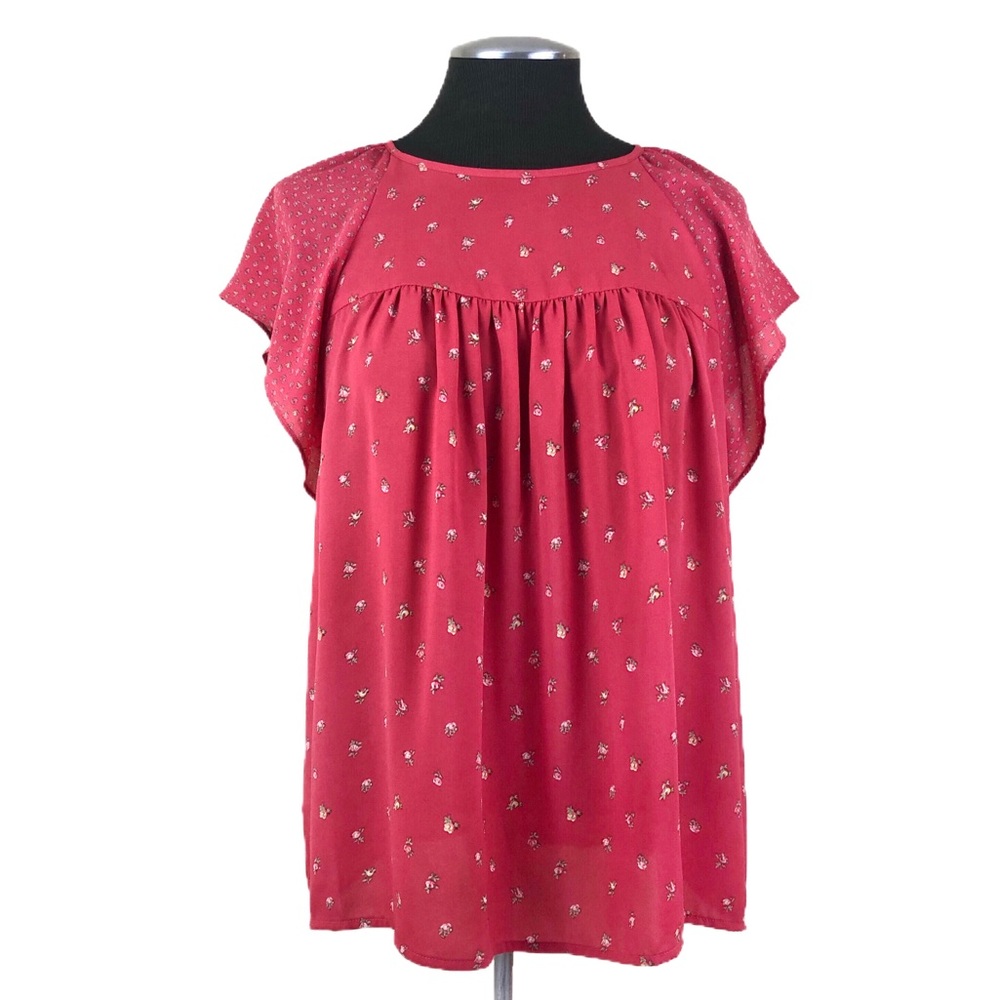GAP - Rose Flutter Top - Picture 2 of 10